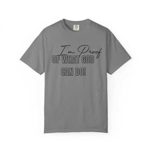 "I'm Proof" Grey Faith Based T-shirt