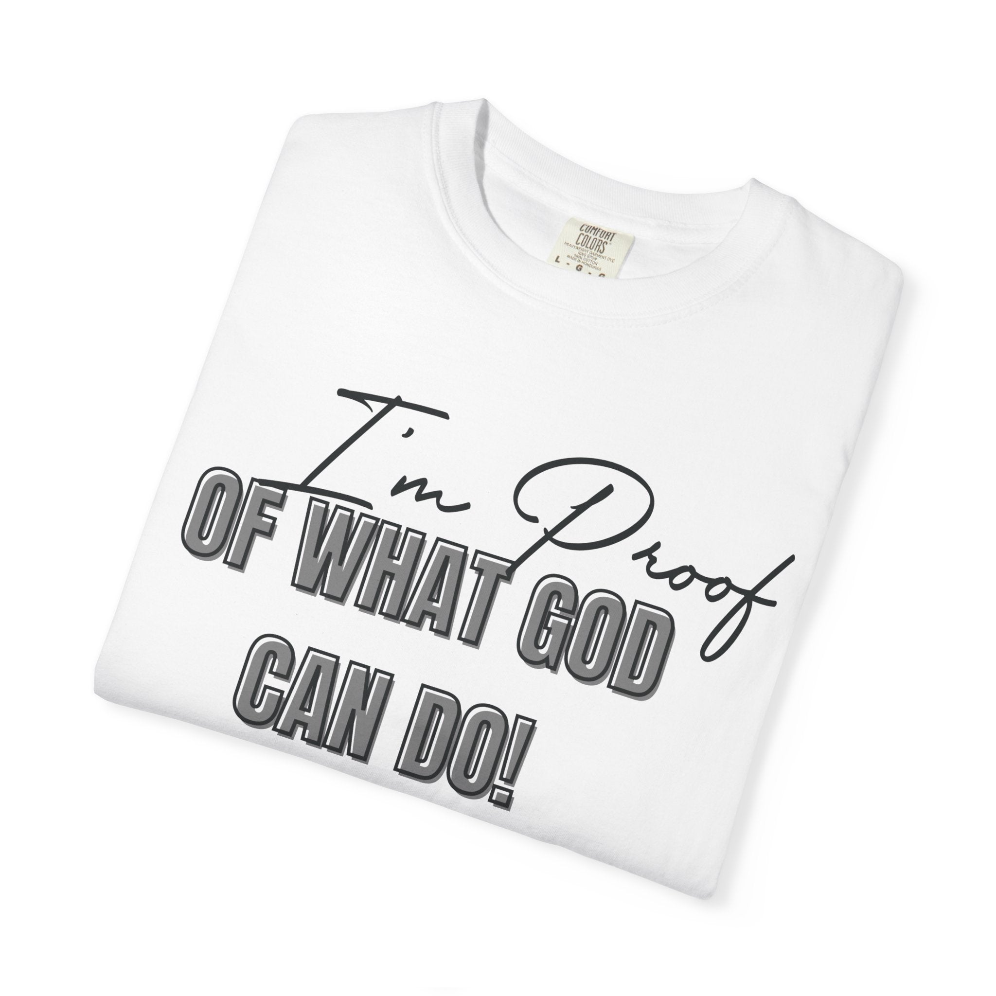 "I'm Proof" Grey Faith Based T-shirt