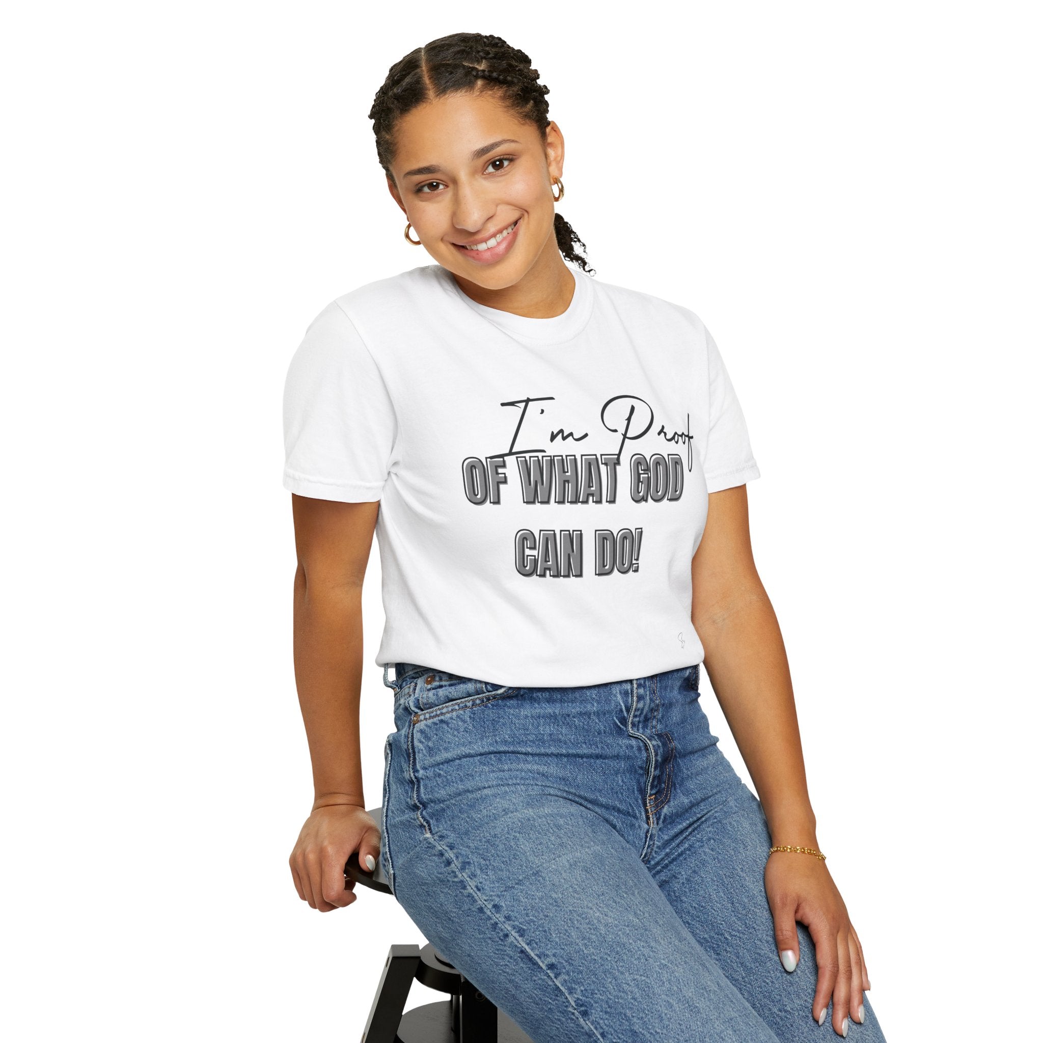 "I'm Proof" Grey Faith Based T-shirt