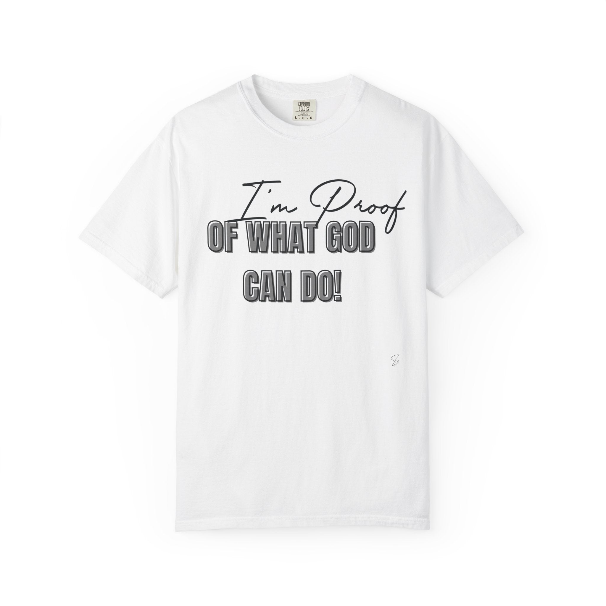 "I'm Proof" Grey Faith Based T-shirt