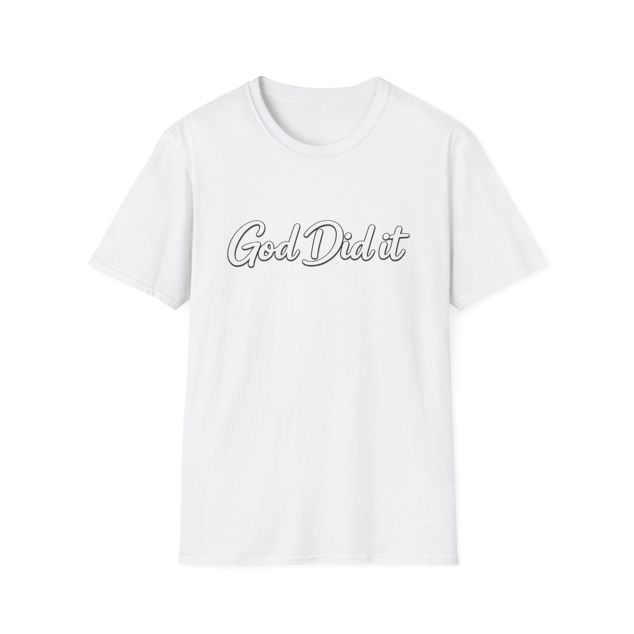 God Did It T-Shirt — Christian Faith Graphic Tee