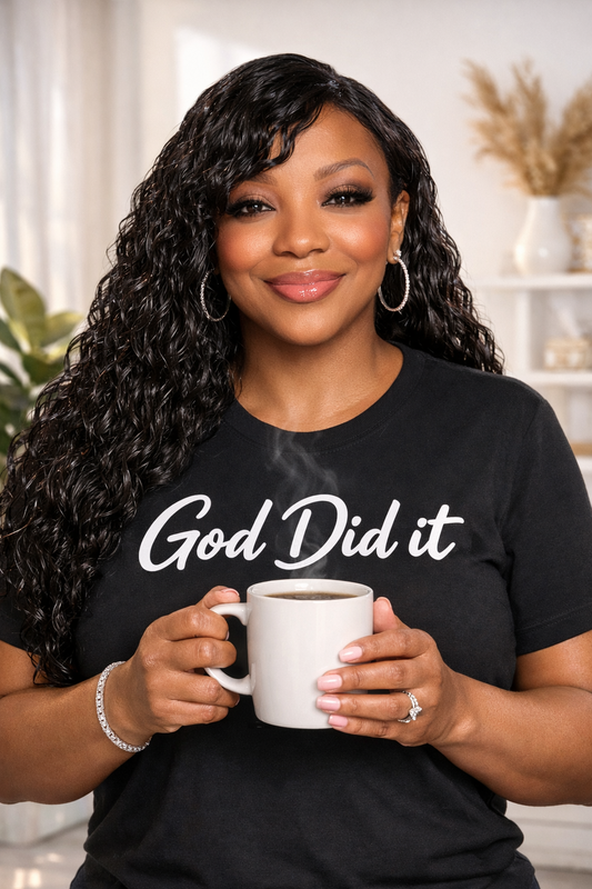 God Did It T-Shirt — Christian Faith Graphic Tee