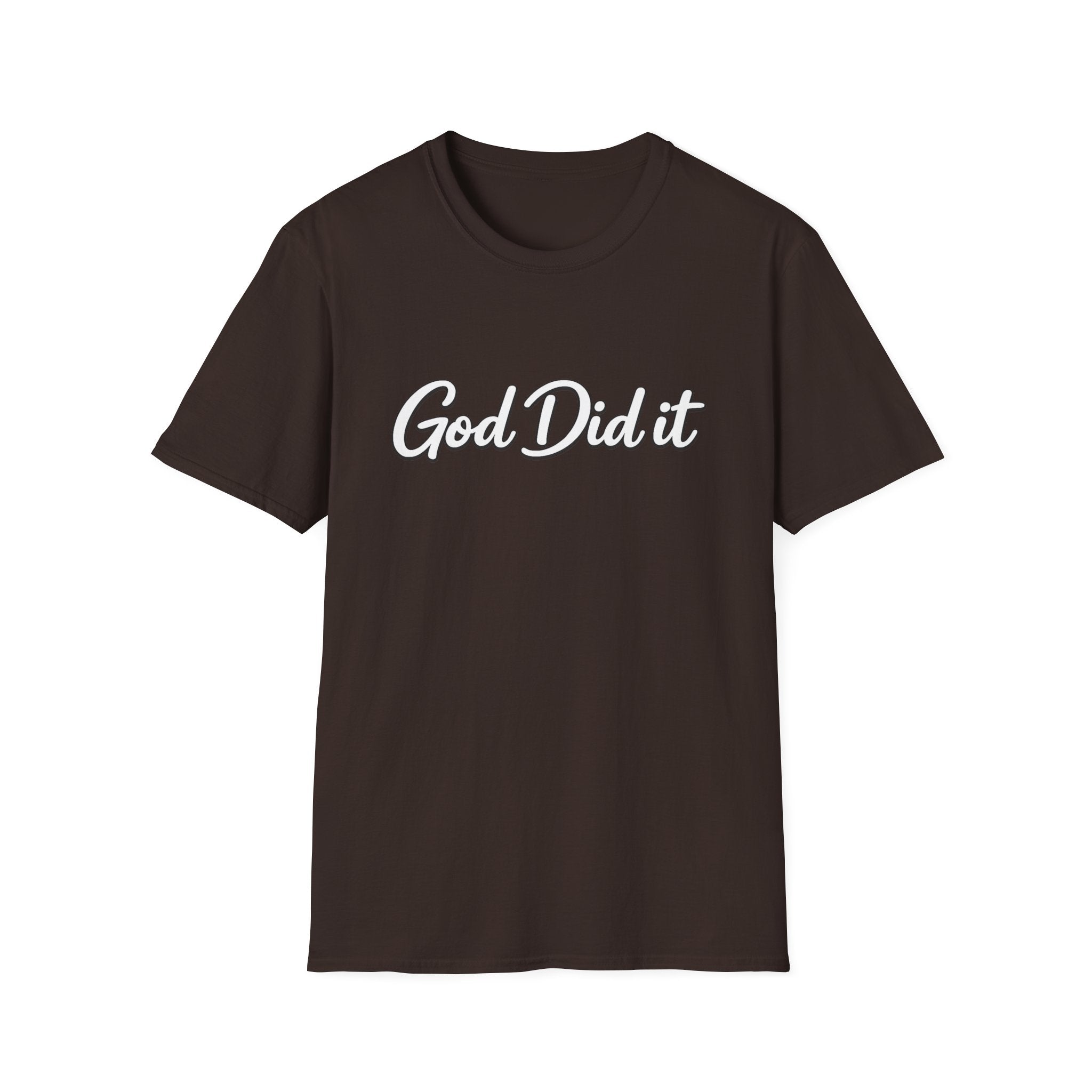 God Did It T-Shirt — Christian Faith Graphic Tee