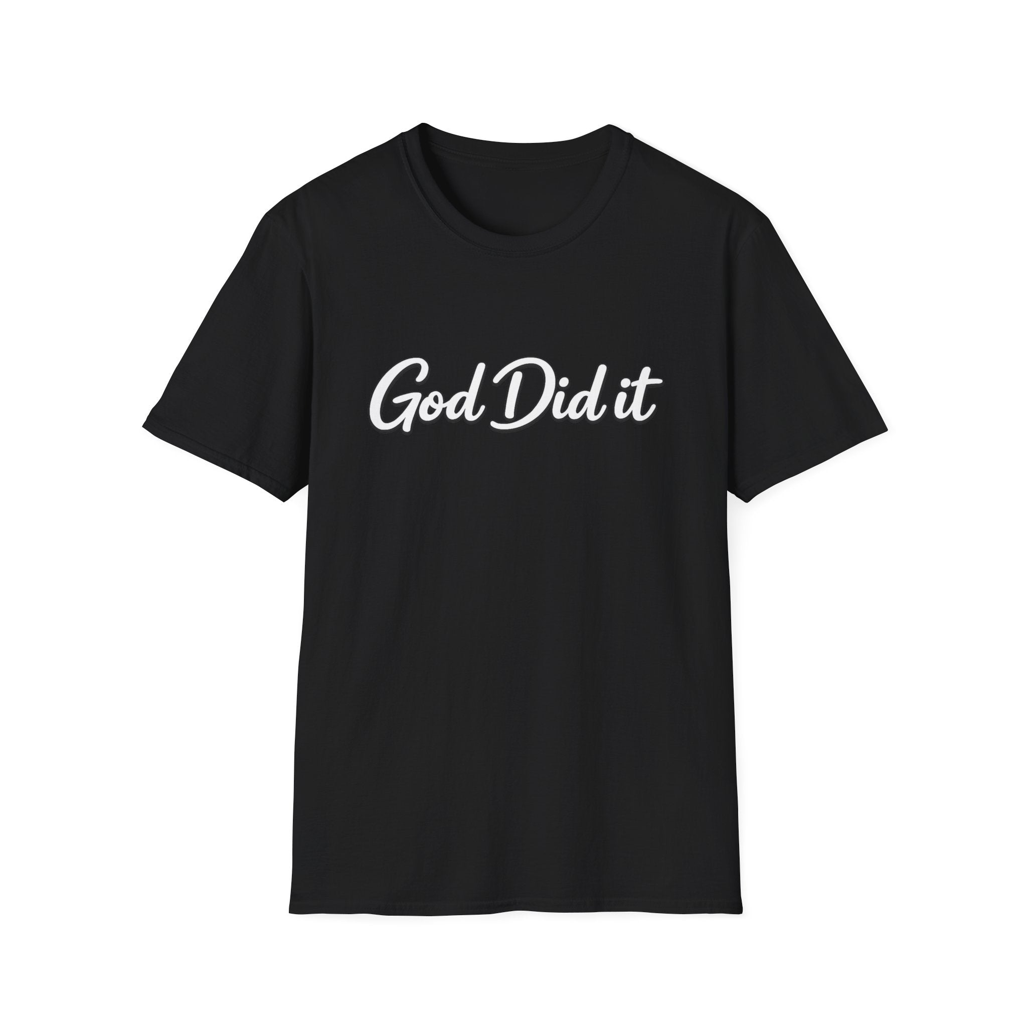God Did It T-Shirt — Christian Faith Graphic Tee