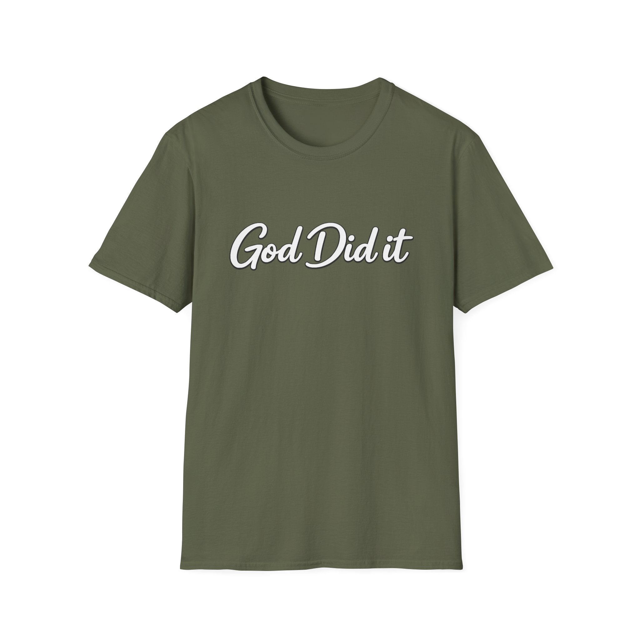 God Did It T-Shirt — Christian Faith Graphic Tee