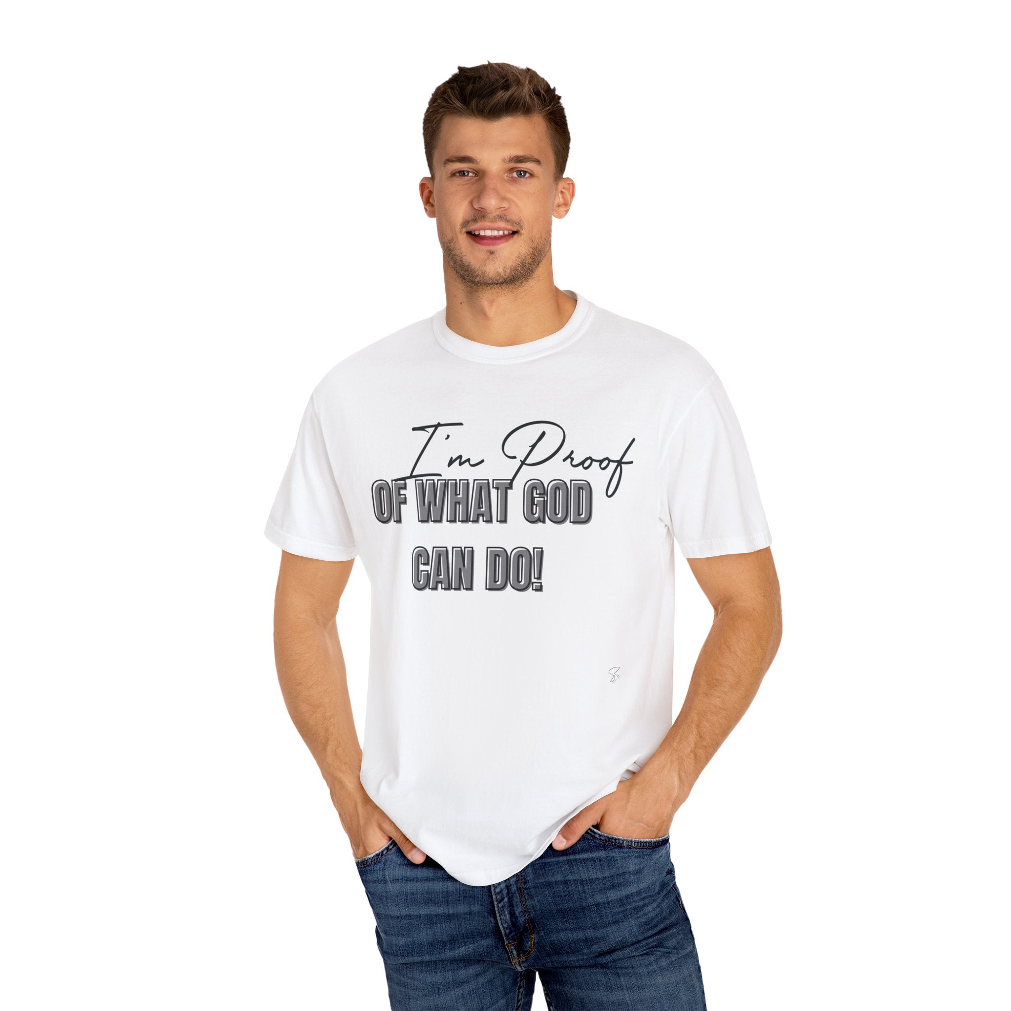 "I'm Proof" Grey Faith Based T-shirt